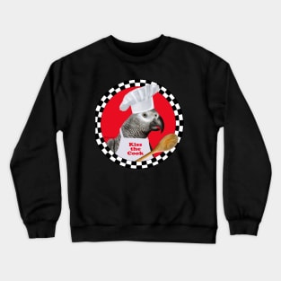 African Grey Congo kiss the Cook Crewneck Sweatshirt